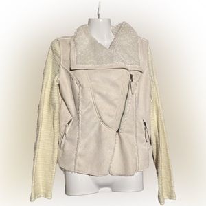 Suede with cotton arms size 6 Jacket